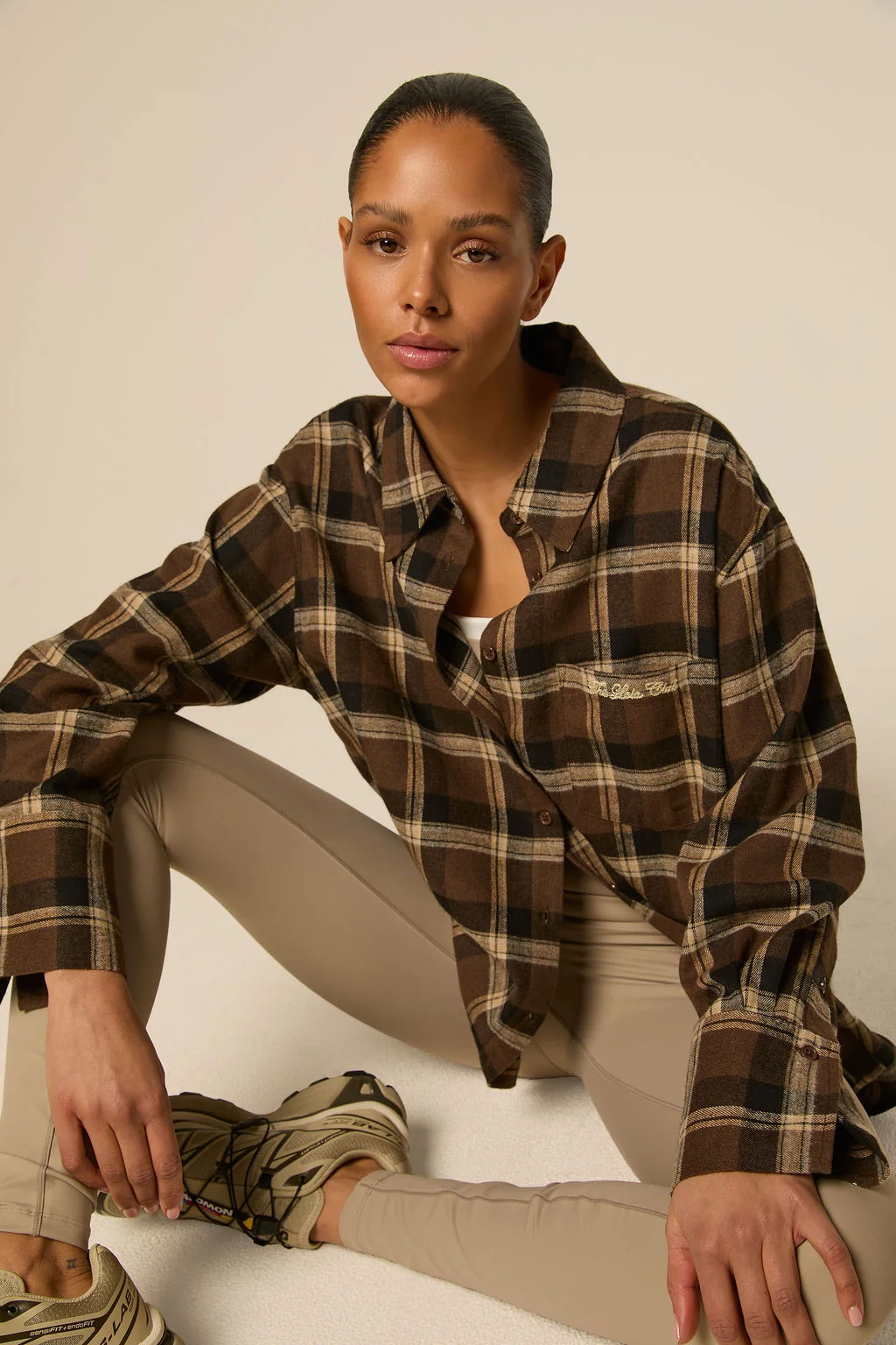 Anna Blouse Shirt Espresso-2