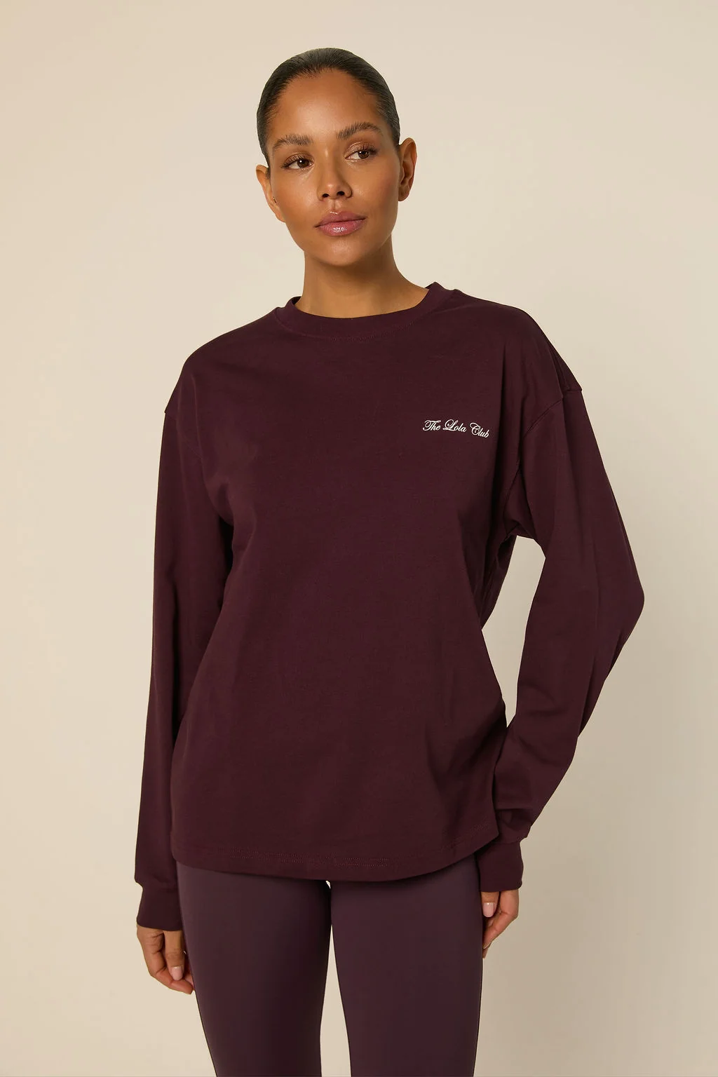 Yara Longsleeve Shirt Mulberry Wine-1