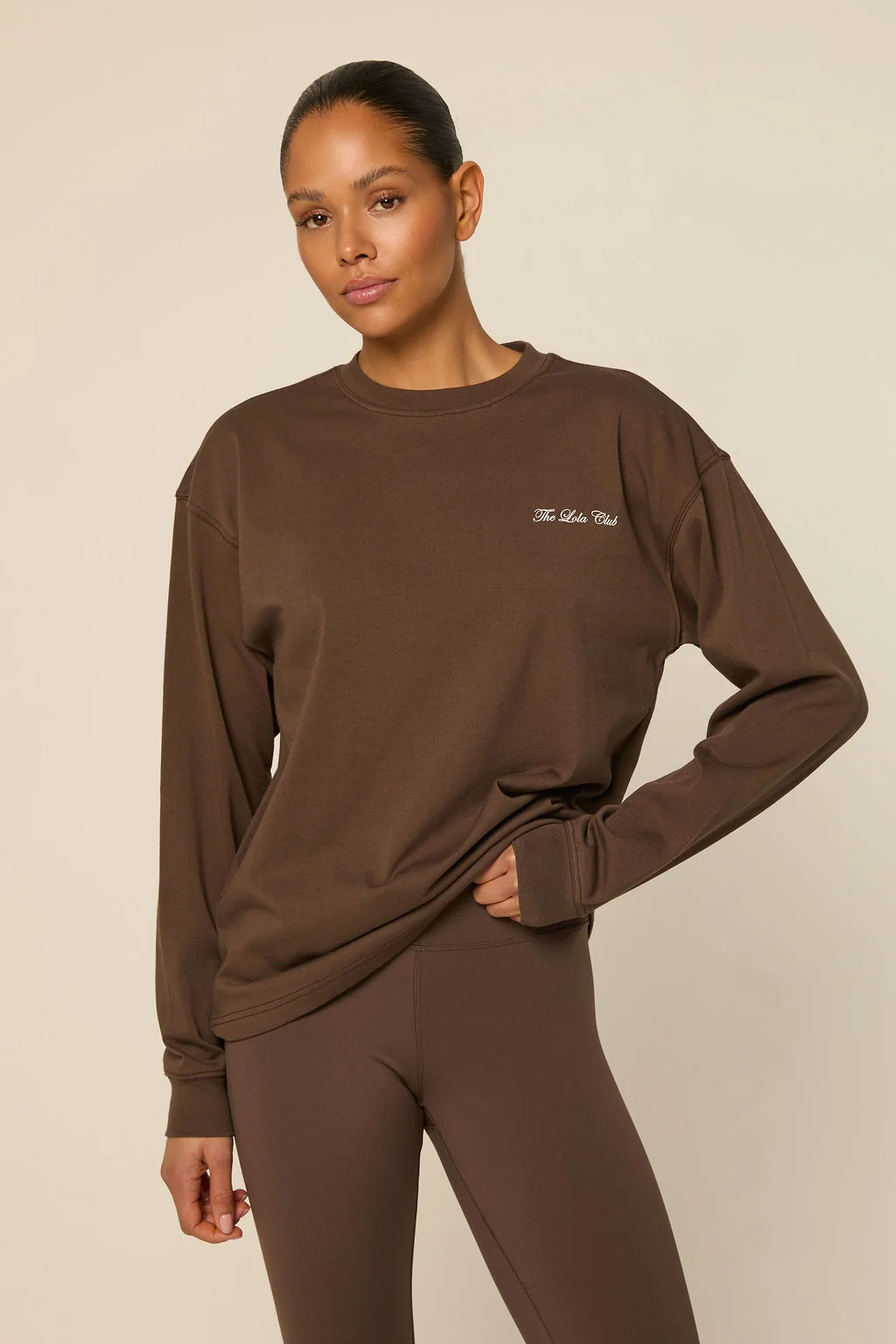 Yara Longsleeve Shirt Espresso-1