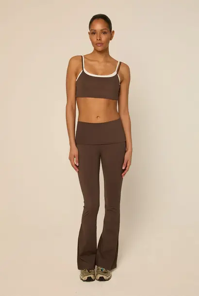 Bruna Flared legging Espresso