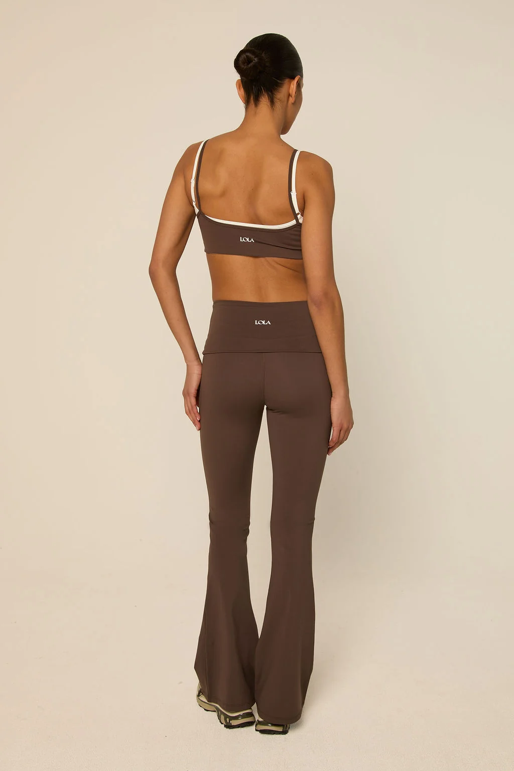 Bruna Flared legging Espresso-2