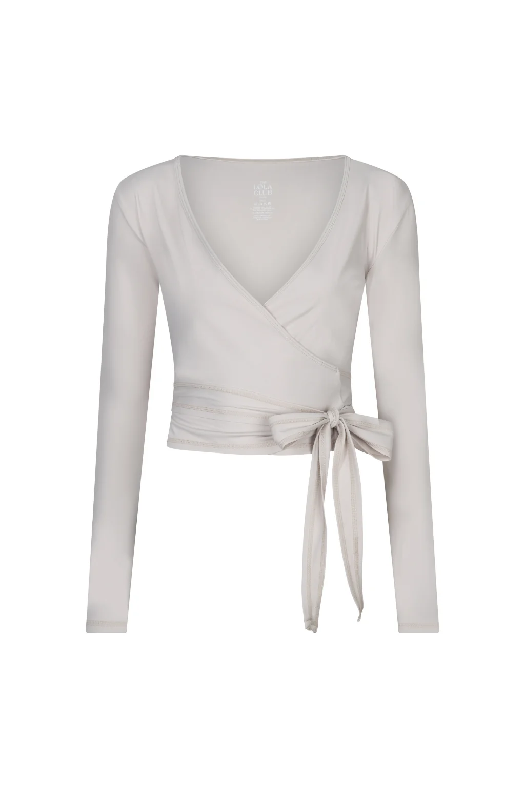 Bruna Wrap Top Oatmilk-3