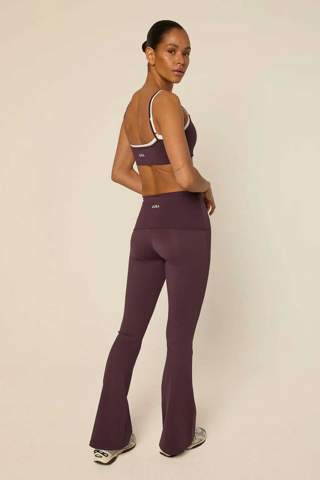 Bruna Flared Legging Mulberry Wine-2