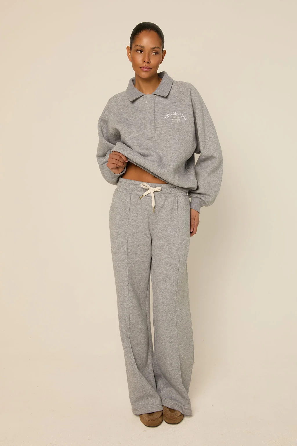 Ebony Pants Grey Melange-1