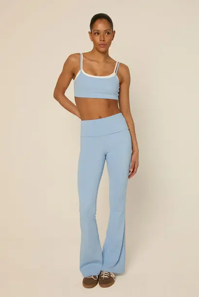 Bruna Flarred Legging Icey Blue