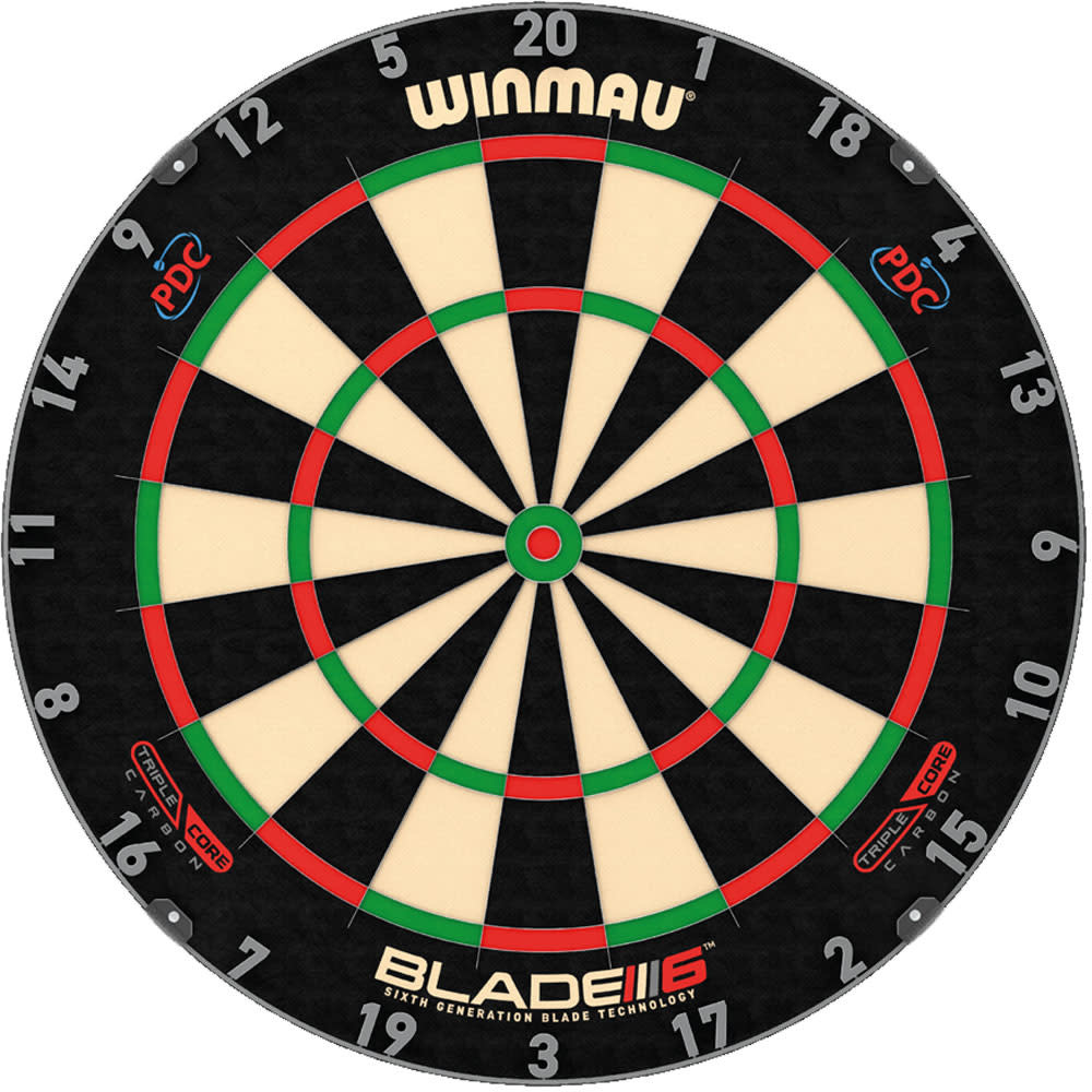Winmau Blade 6 Triple Core Dartbord afbeelding