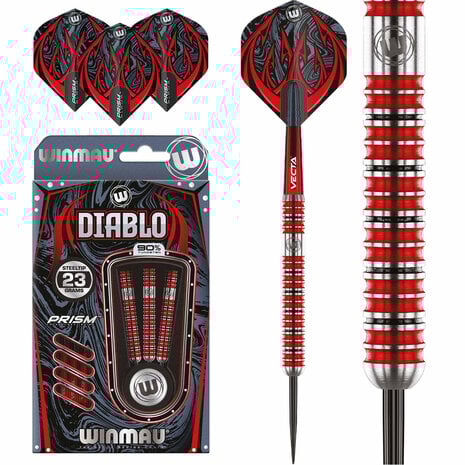 Winmau Winmau Diablo Parallel Dartpijlen Winmau Winmau Diablo Parallel Dartpijlen