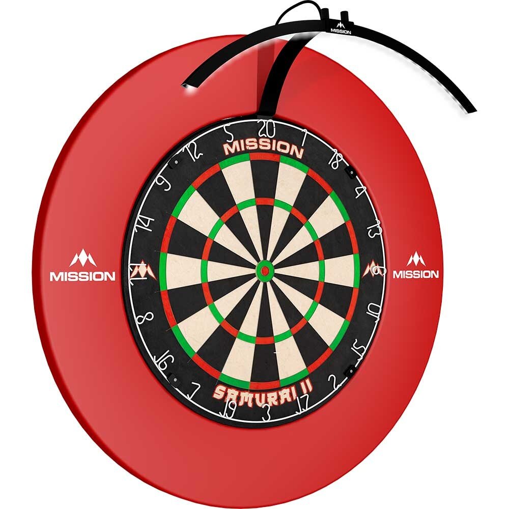 Mission Mission Torus 100 Dartboard Led Lightning Mission Mission Torus 100 Dartboard Led Lightning