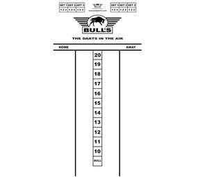 Bulls Budget Dart Scorebord 30x60 cm Bulls Budget Dart Scorebord 30x60 cm