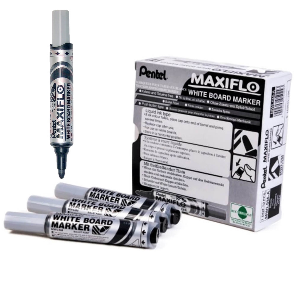 Maxiflo Whiteboard Stiften Large Voordeelverpakking afbeelding