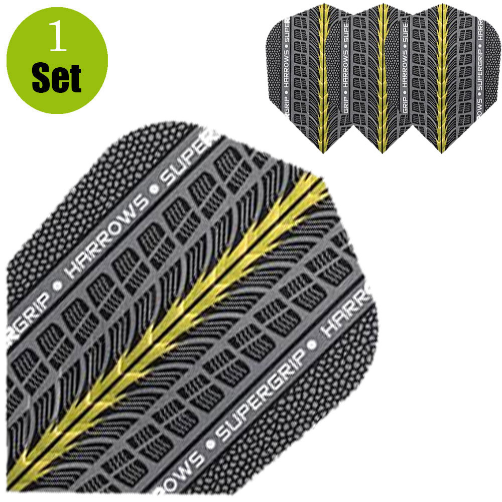 Harrows Supergrip Dartflights - Goud afbeelding