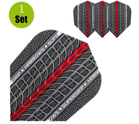 Harrows Harrows Supergrip Dartflights - Rood Harrows Harrows Supergrip Dartflights - Rood