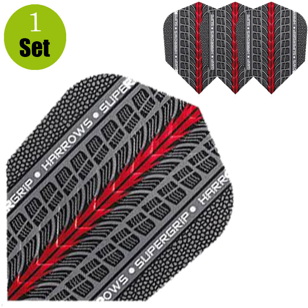 Harrows Harrows Supergrip Dartflights - Rood afbeelding