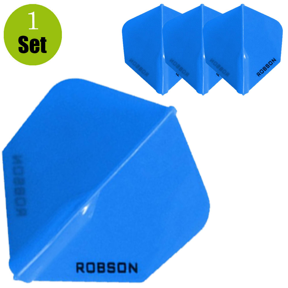 Robson Standaard Dartflights - Blauw afbeelding