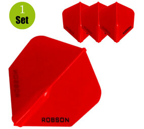 Robson Robson Standaard Dartflights - Rood Robson Robson Standaard Dartflights - Rood