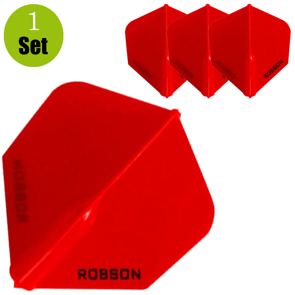 Robson Robson Standaard Dartflights - Rood afbeelding