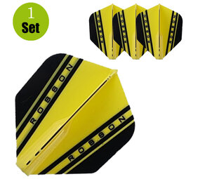 Robson Robson Standaard V Dartflights - Geel Robson Robson Standaard V Dartflights - Geel