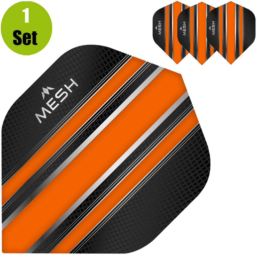Mission Mesh Dart Flights - Oranje afbeelding