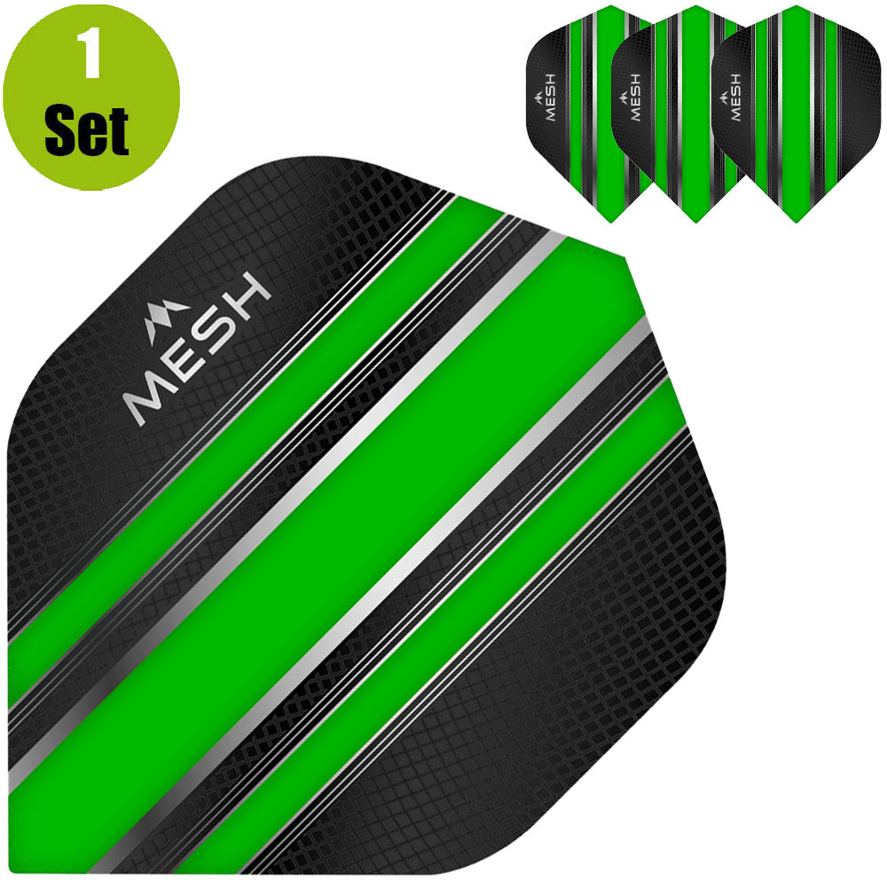 Mission Mesh Dart Flights - Groen afbeelding