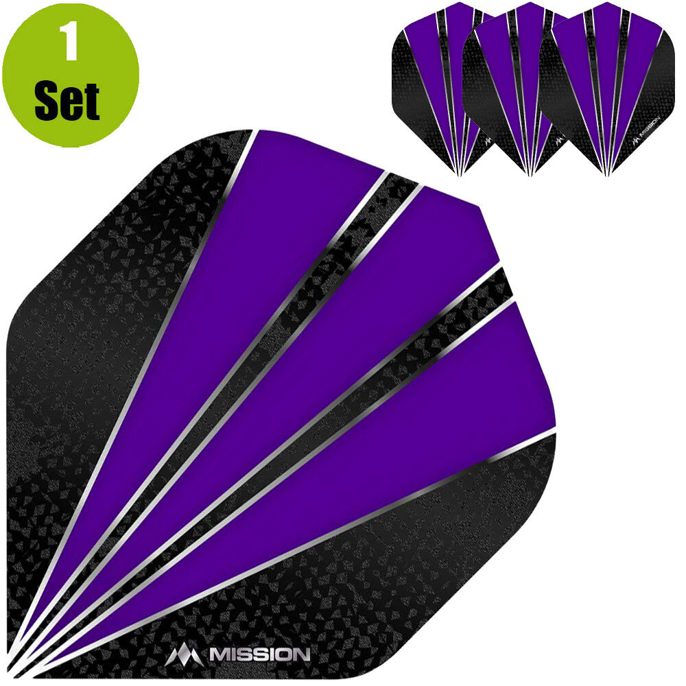 Mission Mission Flare Dart Flights - Paars Mission Mission Flare Dart Flights - Paars