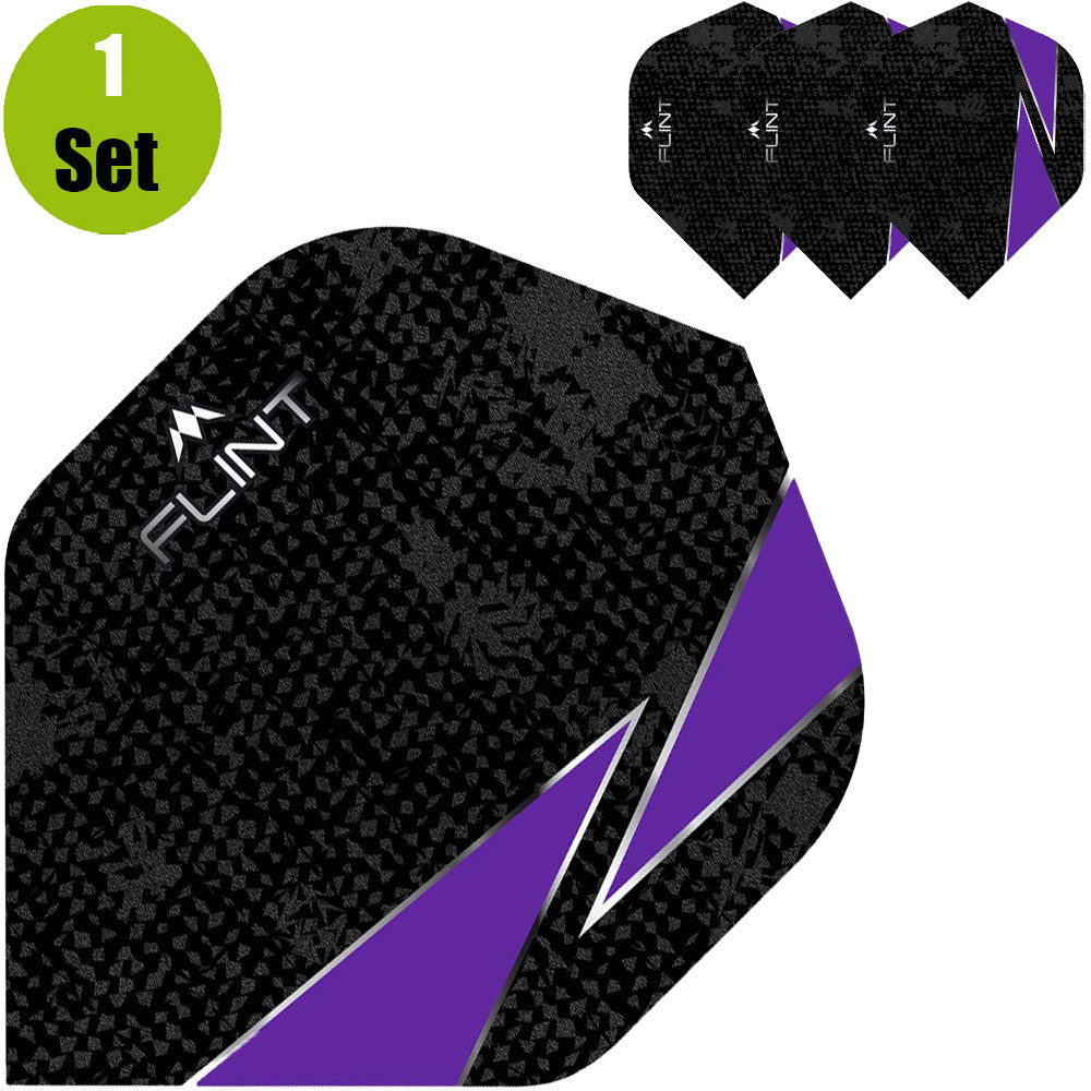 Mission Flint Dart Flights - Paars afbeelding
