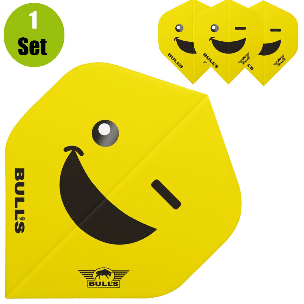 Bulls Bulls Smiley Dartflights - Wink afbeelding