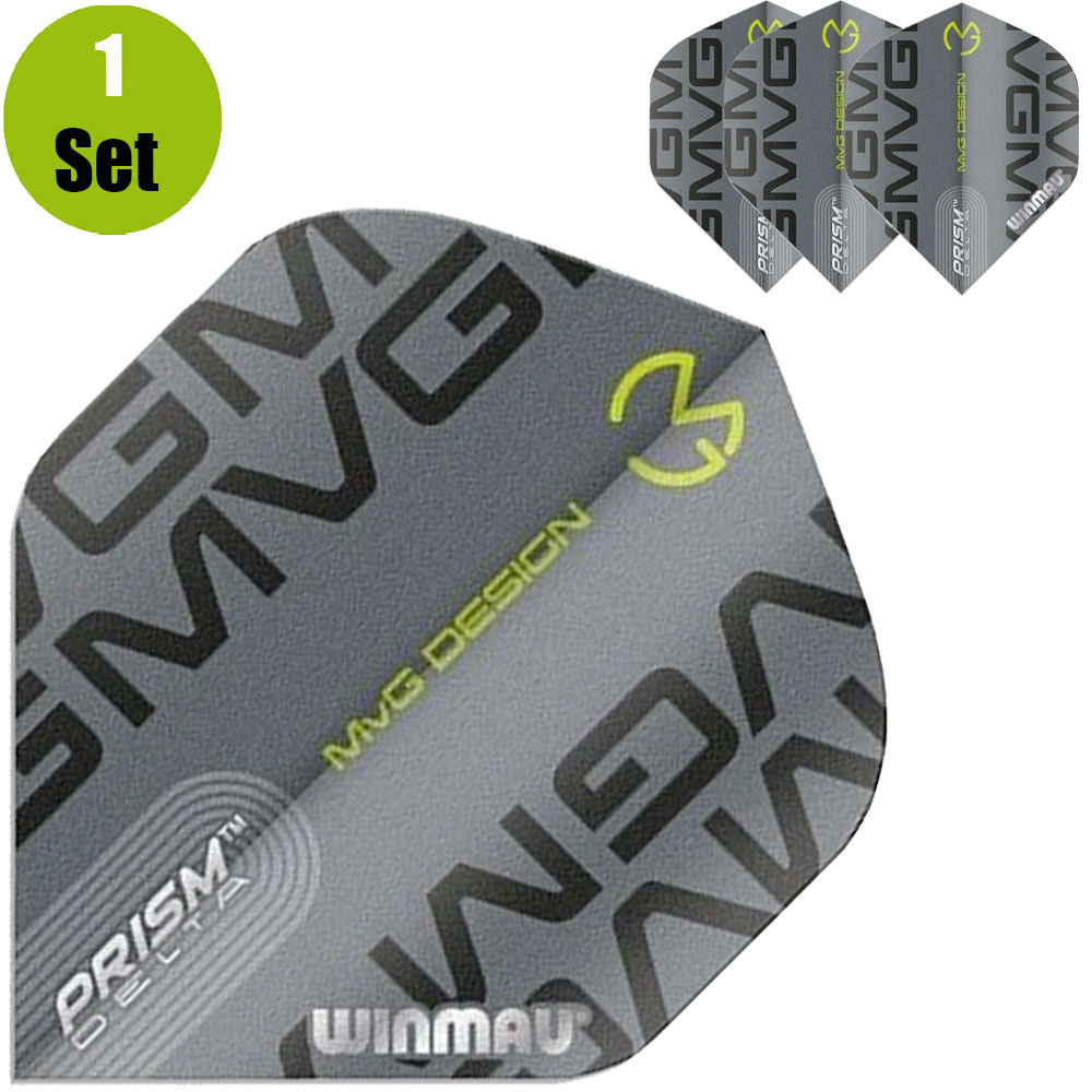 Winmau Michael van Gerwen Prism Delta MvG 2021 Grey Print afbeelding