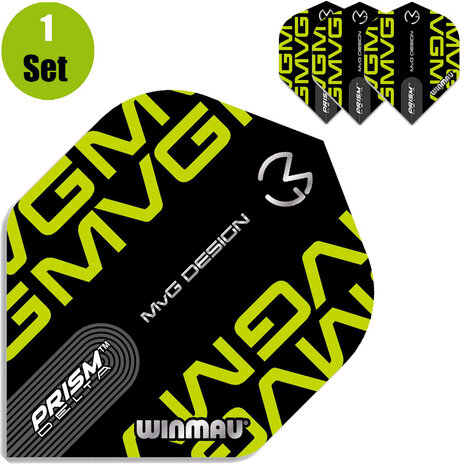 Winmau Michael van Gerwen Prism Delta MvG 2021 Black Print Winmau Michael van Gerwen Prism Delta MvG 2021 Black Print