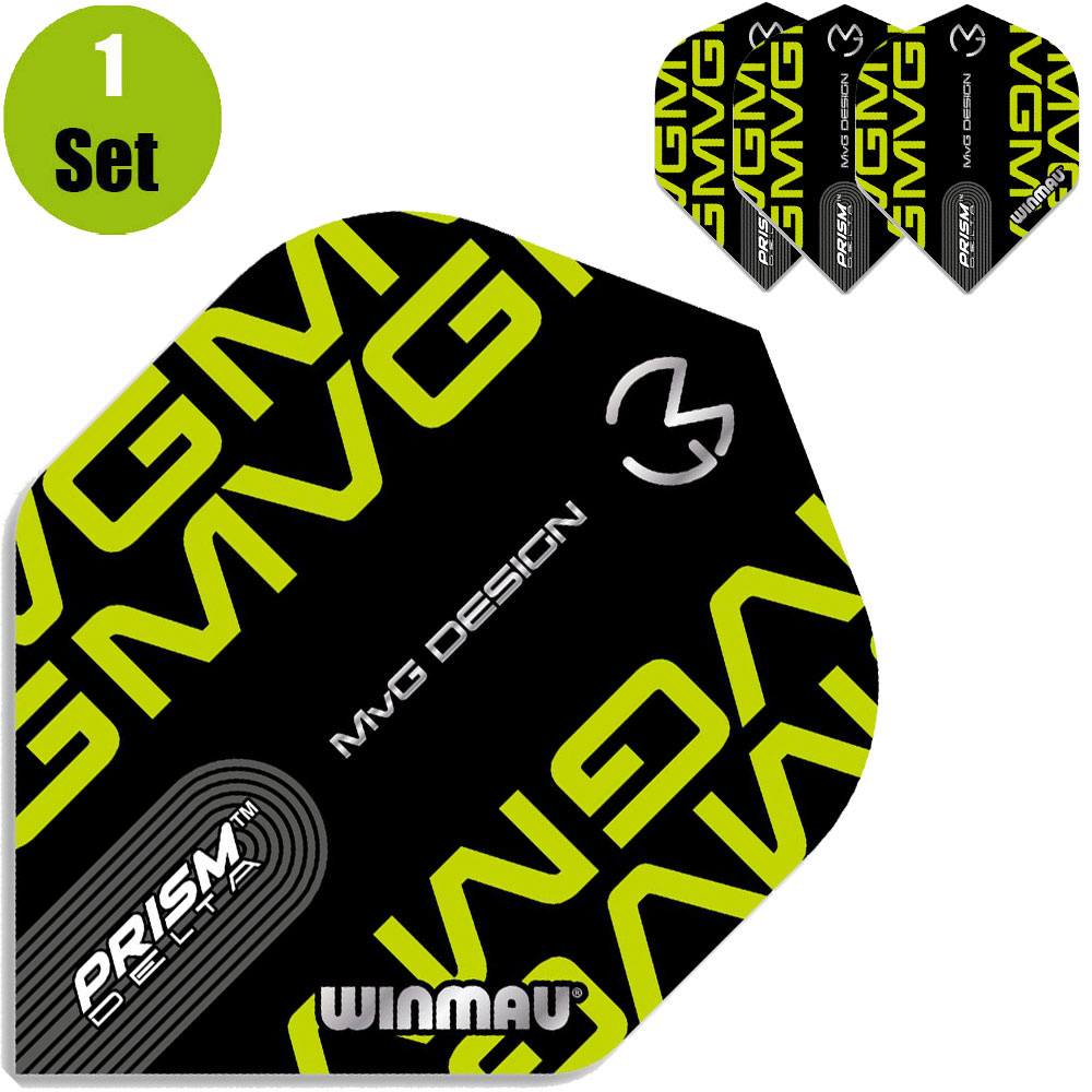 Winmau Michael van Gerwen Prism Delta MvG 2021 Black Print afbeelding