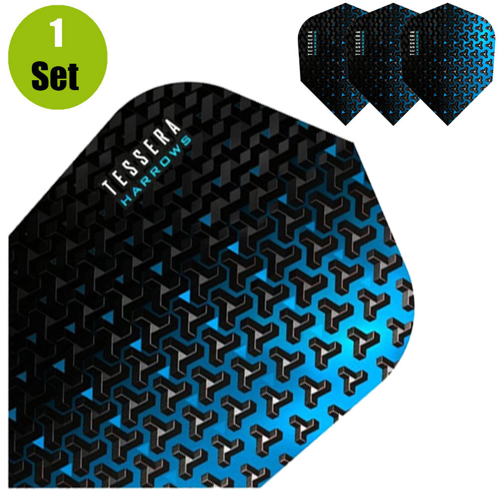 Harrows Harrows Tessera Dartflights - Blauw Harrows Harrows Tessera Dartflights - Blauw