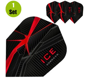Harrows Harrows ICE Dartflights - Rood Harrows Harrows ICE Dartflights - Rood