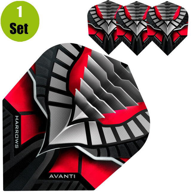 Harrows Avanti Dartflights - Rood