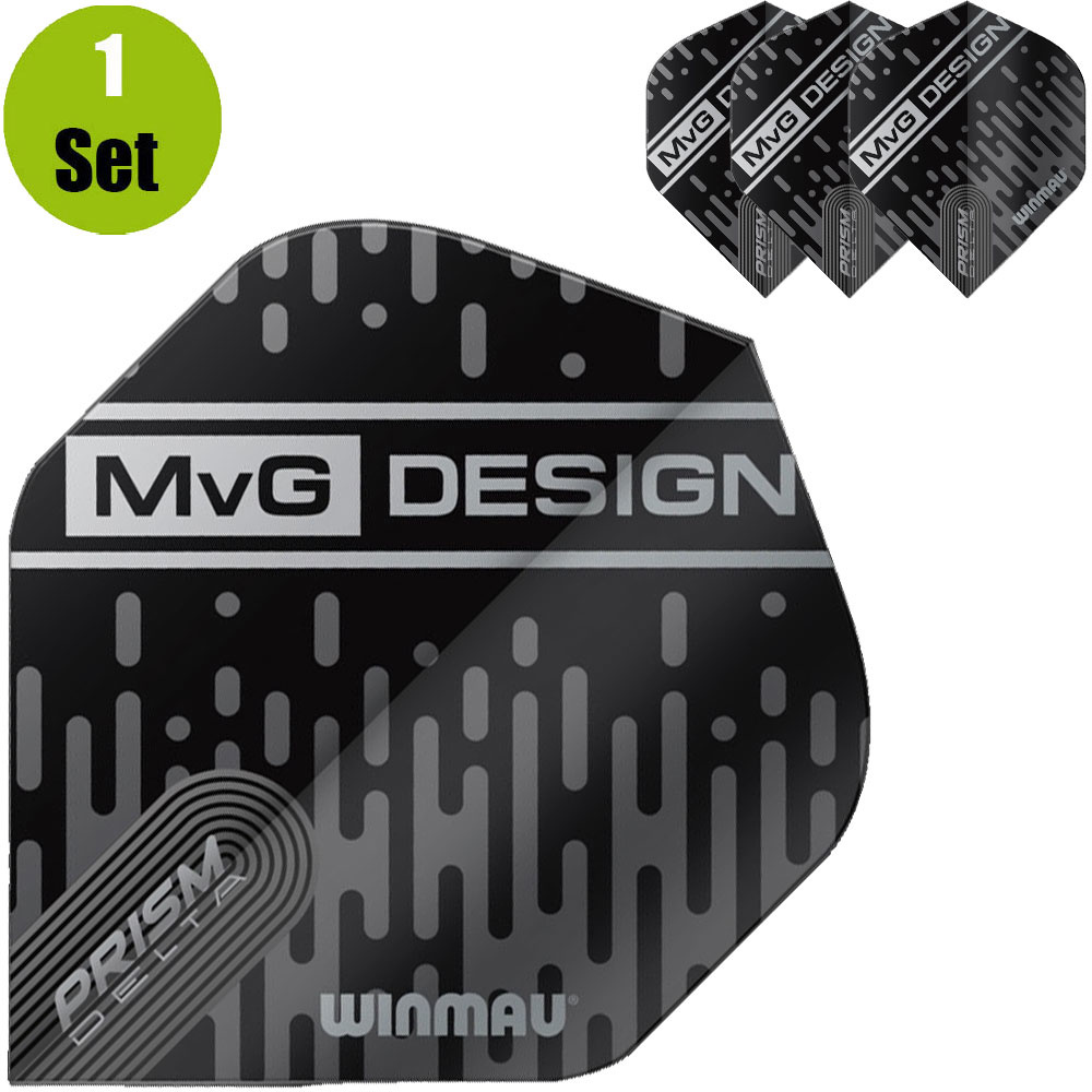 Winmau Michael van Gerwen Prism Delta Black/Grey afbeelding
