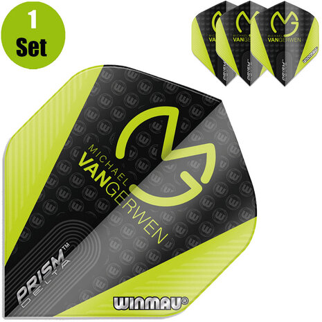Winmau Michael van Gerwen Prism Delta MvG Black-Green 207
