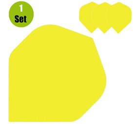 Lena Poly Plain Dartflights - Geel Lena Poly Plain Dartflights - Geel