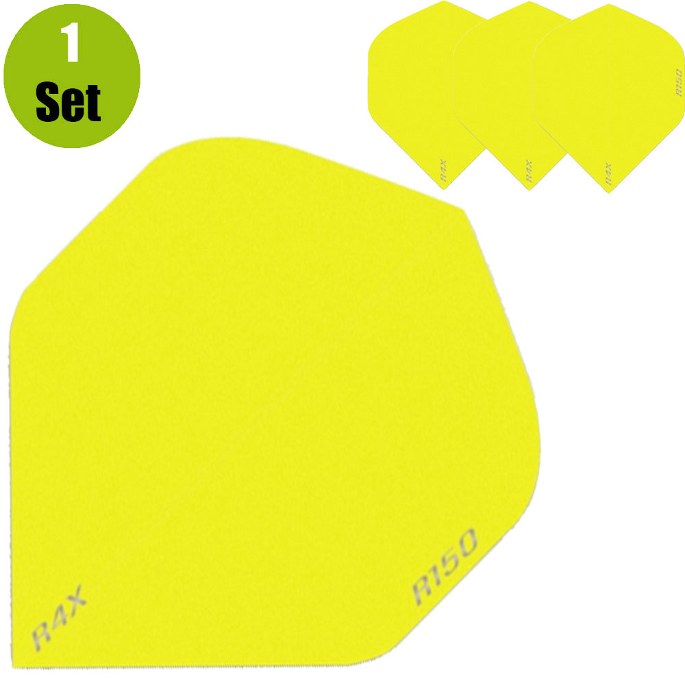 Ruthless R4X HD150 Dartflights - Geel afbeelding