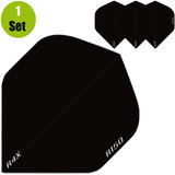 Ruthless Ruthless R4X HD150 Dartflights - Zwart Ruthless Ruthless R4X HD150 Dartflights - Zwart