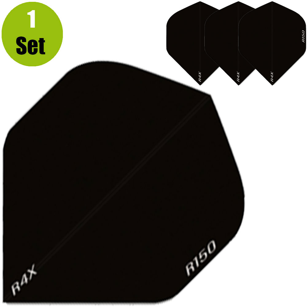 Ruthless R4X HD150 Dartflights - Zwart afbeelding