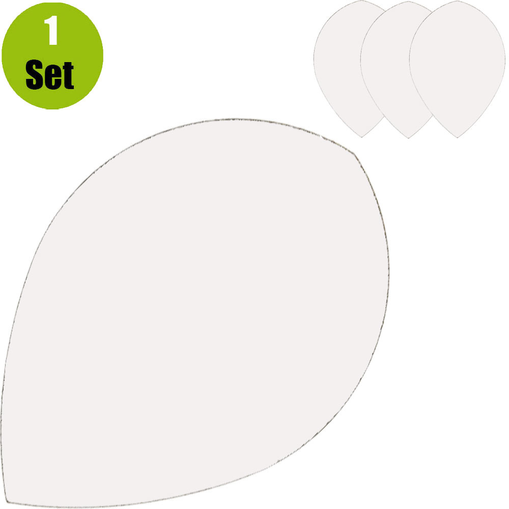 Lena Poly Plain Pear Wit afbeelding