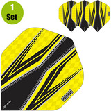 Pentathlon Pentathlon TDP Lux Vision Black Dartflights - Geel