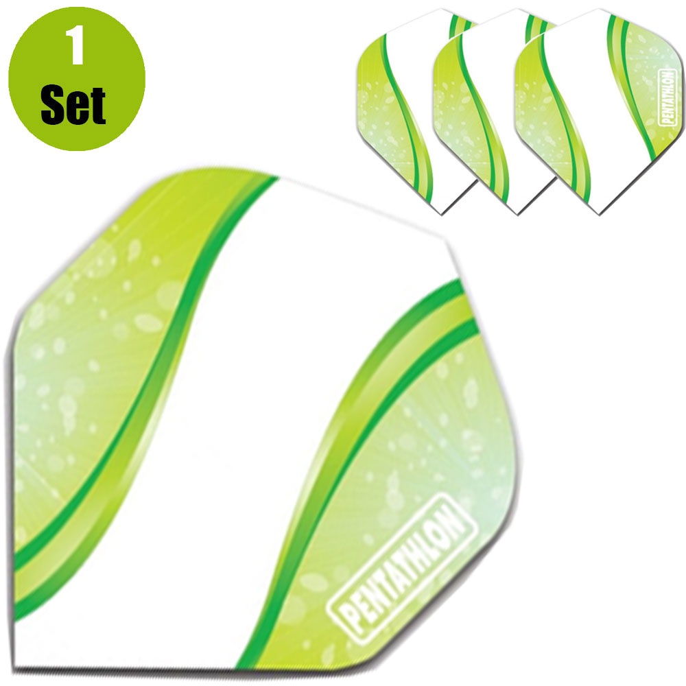 Pentathlon Pentathlon Vizion Spiro Dartflights - Groen afbeelding