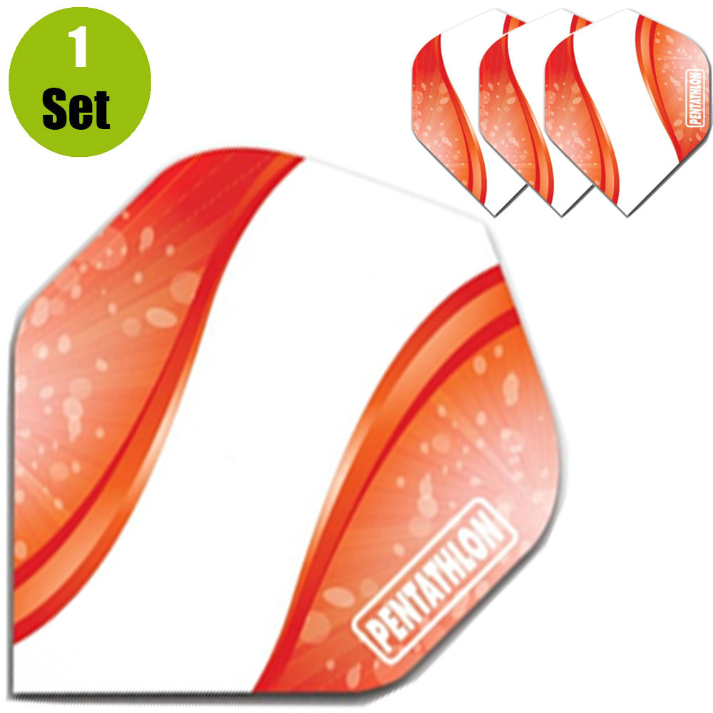 Pentathlon Pentathlon Vizion Spiro Dartflights - Rood afbeelding