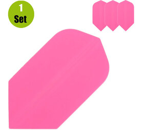 Lena Poly Plain Slim Fluro Roze Lena Poly Plain Slim Fluro Roze