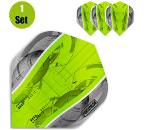 Pentathlon Pentathlon Silver Edge Dartflights - Groen Pentathlon Pentathlon Silver Edge Dartflights - Groen