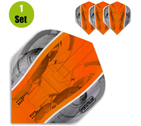 Pentathlon Pentathlon Silver Edge Dartflights - Oranje