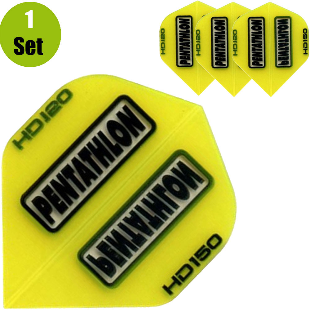 Pentathlon Pentathlon HD150 Dartflights - Geel afbeelding