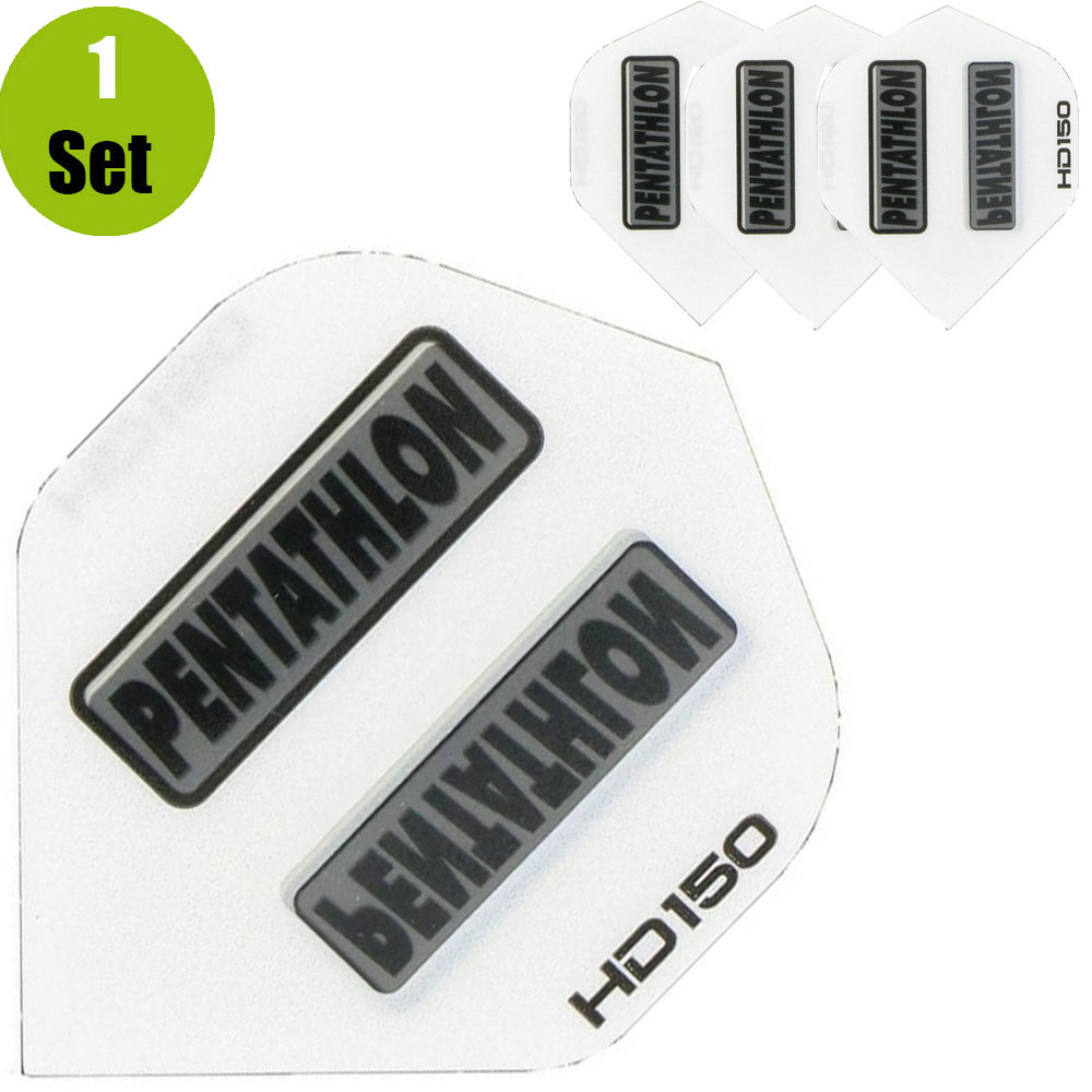 Pentathlon Pentathlon HD150 Dartflights - Wit afbeelding