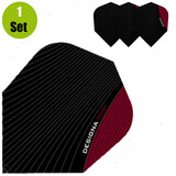 Designa Standaard Dartflights - Rood Designa Standaard Dartflights - Rood