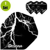 Designa Lightning Dartflights - Wit Designa Lightning Dartflights - Wit