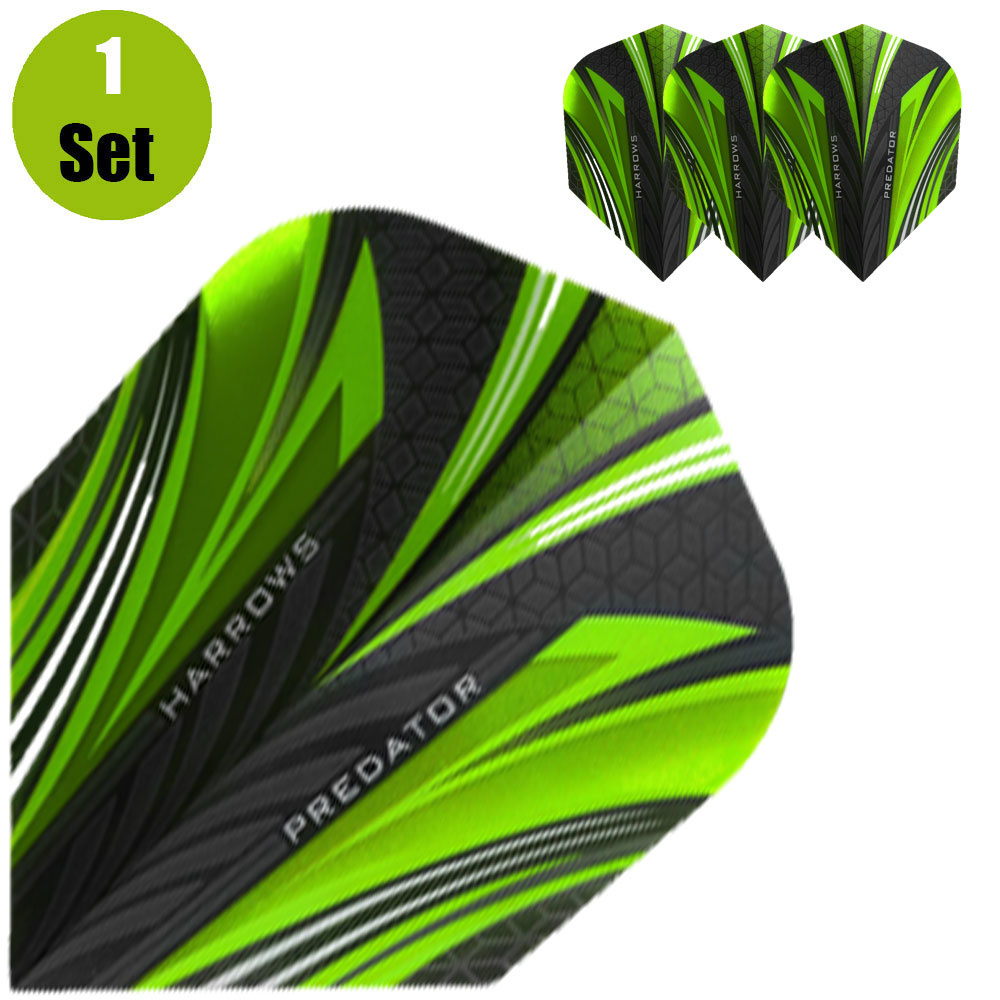 Harrows Predator Dartflights - Groen afbeelding